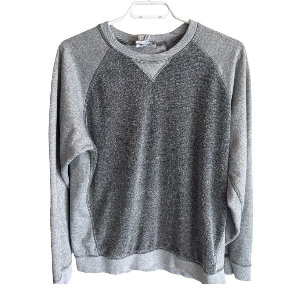 Bench Men's Crewneck Sweatshirt in Two-Tone Gray